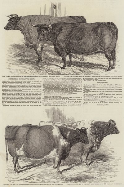 Exposición de Ganado del Club Smithfield de Harrison William Weir